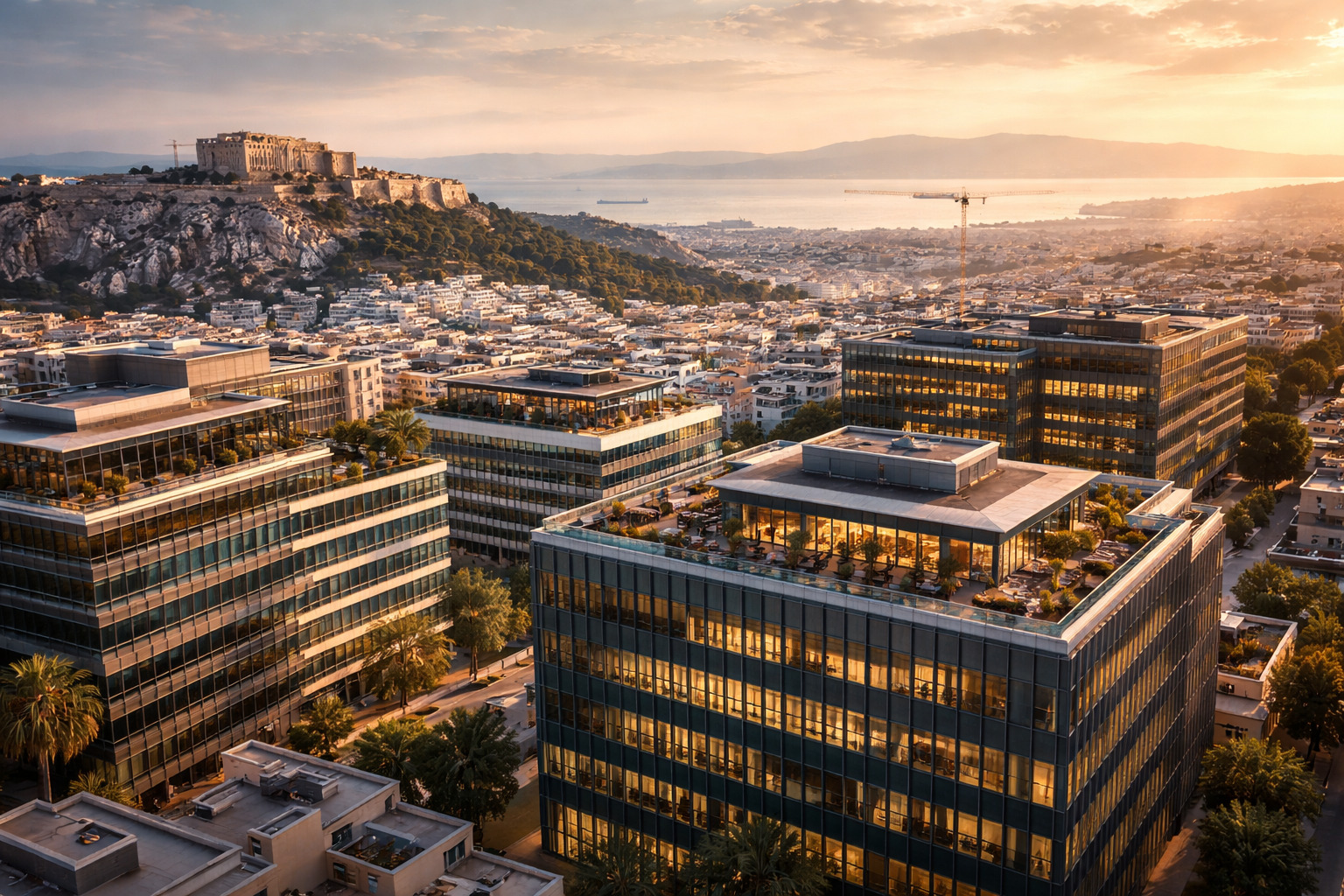 Αγορά επαγγελματικών ακινήτων στην Ελλάδα 2026 τάσεις τιμές και συμβόλαια γραφείων